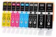 Canon 10-pack cartouches d'encre PGI-580 CLI-581 pour Canon PIXMA