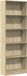 vidaXL Boekenkast 60x24x176 cm bewerkt hout sonoma eikenkleurig