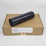 PAPSTAR Zwarte vuilniszakken - 4 rollen - 240 liter - 100cm x 125cm