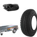 1 Icecat 1 band 4.00-8 + binnenband versterkt 4 PR voor wielen, steekwagen, aanhangwagen, boot