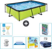 EXIT Toys EXIT Rechthoekig Lime Frame Zwembad - 300 x 200 x 65 cm