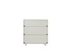 Vidja 1898 Commode basse sable, 3 tiroirs