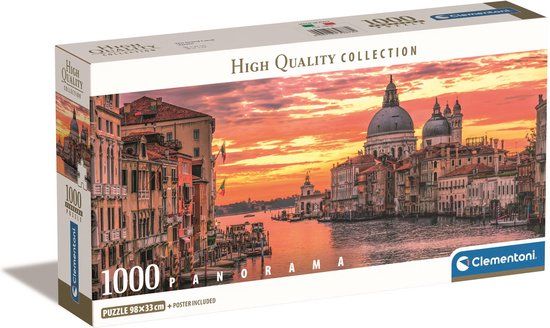 Clementoni Puzzel Panorama The Grand Canal 1000 Stukjes