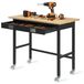 VEVOR établi 1220x610 mm, plan de travail 680 kg, table de garage avec tiroirs et roulettes