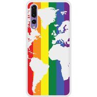 P20 Pro Map LGBT Bedrukt siliconen hoesje