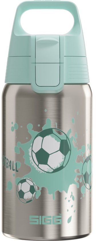 SIGG drinkfles voetbalmotief 0,5L - RVS kinderfles BPA-vrij