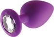 Libid Candy Lust Diamant Anaalplug - Buttplug - Silicone - Medium - Paars
