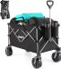 Merkloos Opvouwbare XXL bolderkar met remmen - 200 l/200 kg belastbaarheid - strandwagen voor tuin en camping