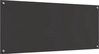 vidaXL Keukenachterwand Donkergrijs 120 x 50 cm gehard glas