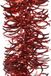 Decoris Kaemingk 5 stuks! Guirlande lametta golf d10 cm en hoogte 270cm kerstrood