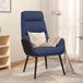 VidaXL Relaxstoel stof blauw
