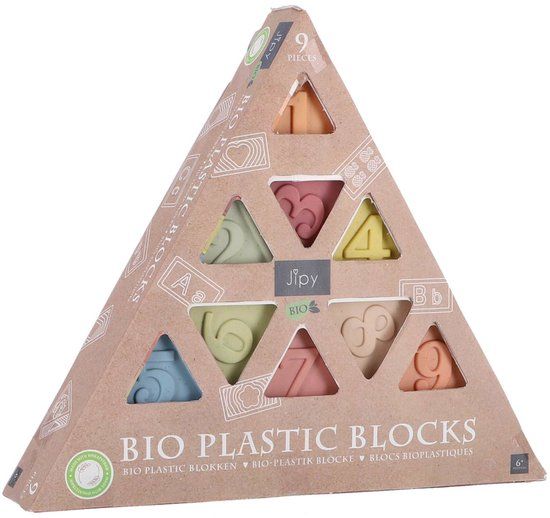 Jipy bioplastic zachte blokken driehoek