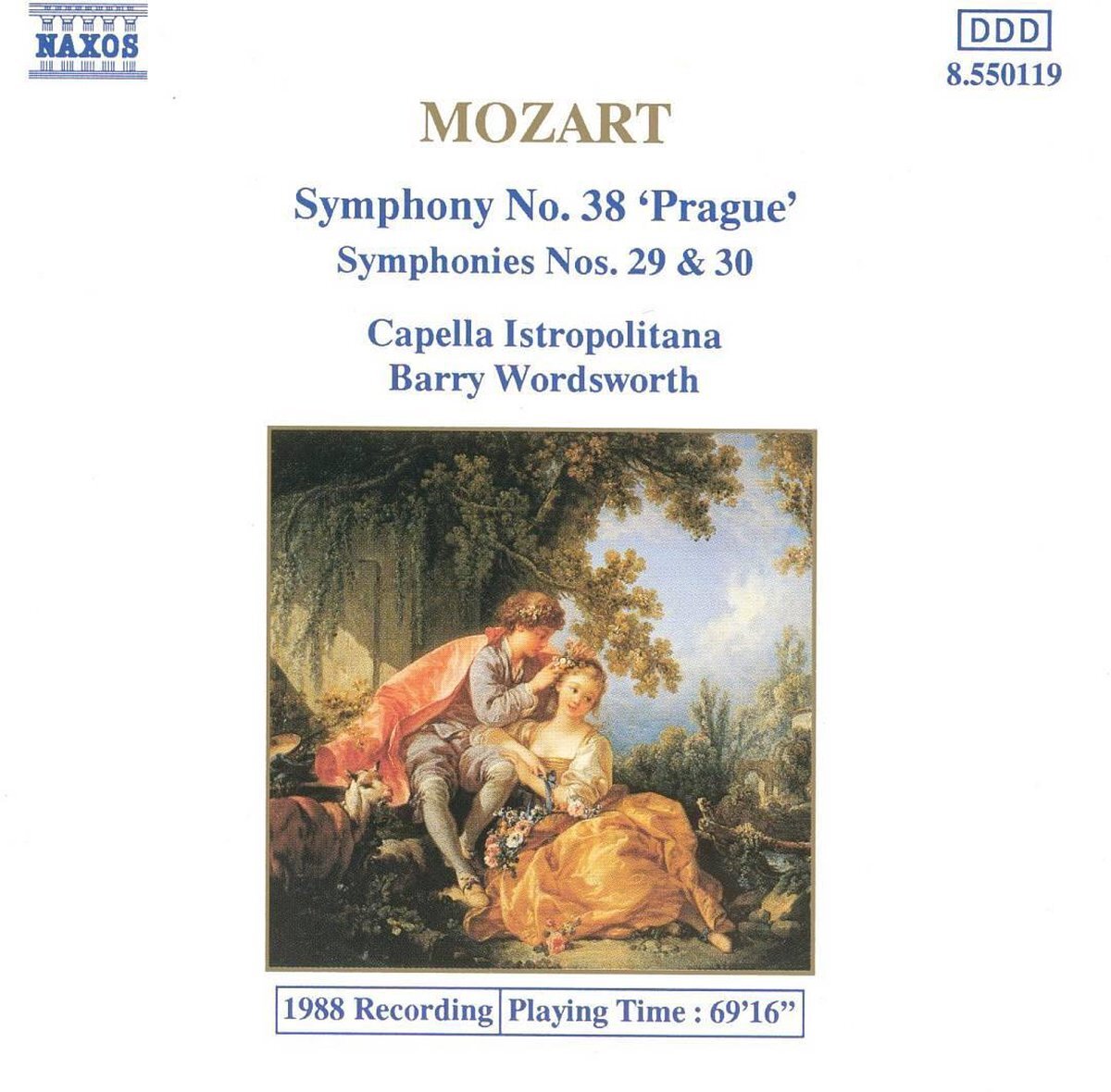 OUTHERE Wolfgang Amadeus Mozart: Sinfonie Nr 38 K504 Praga Nr 29 K201 Nr 38