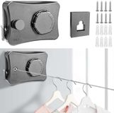 Ligne à linge extensible sans marque - conception anti-affaissement - 5,1 mètre - acier inoxydable