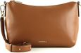 MANDARINA DUCK Leren Schoudertas Luna Crossover Caramel Cafe Bruine