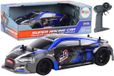 LEAN TOYS Rc auto op afstand 1:18 wielen van rubber drift blauw