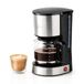 JATA JECA1512 Koffiezetapparaat voor 6 tot 18 kopjes, permanente filter, automatische uitschakeling, lekvrij, compact, inhoud 1,5 l, getrapte container, gemakkelijk te reinigen, 800 W