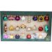 Dekohelden24 Lauschaer Kerstboomversiering, set van 24 kerstballen Lauscha, glazen ballen, glazen ornamenten, wereldreizen, boomversiering om adventskalender te vullen, van Lauscha, afmetingen: 3 cm
