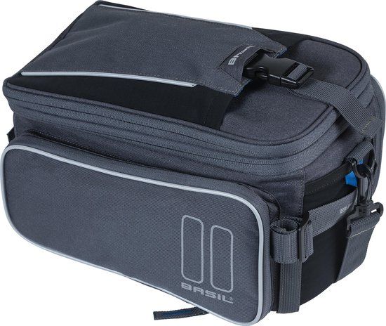 Basil Sport Design Bagagedragertas - Graphite - 12 liter