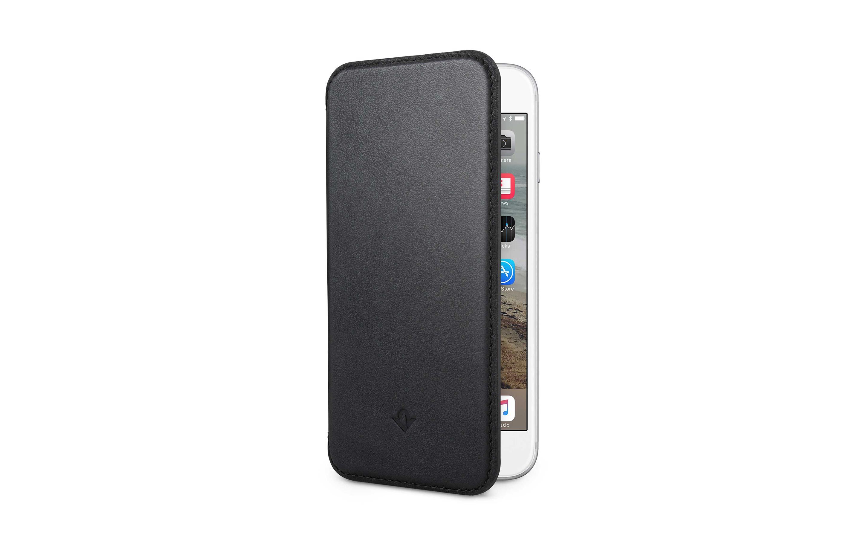 Twelve South SurfacePad iPhone 7 Plus hoesje van leer zwart