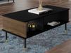 Sherlock Table basse 110 cm chêne catania/noir