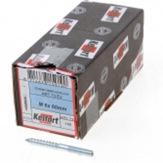Kelfort Stokeind verzinkt 73 gram M6 x 60