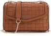 GUESS Sandy Convertible Xbody Flap Bag Caramel sac bandoulière marron