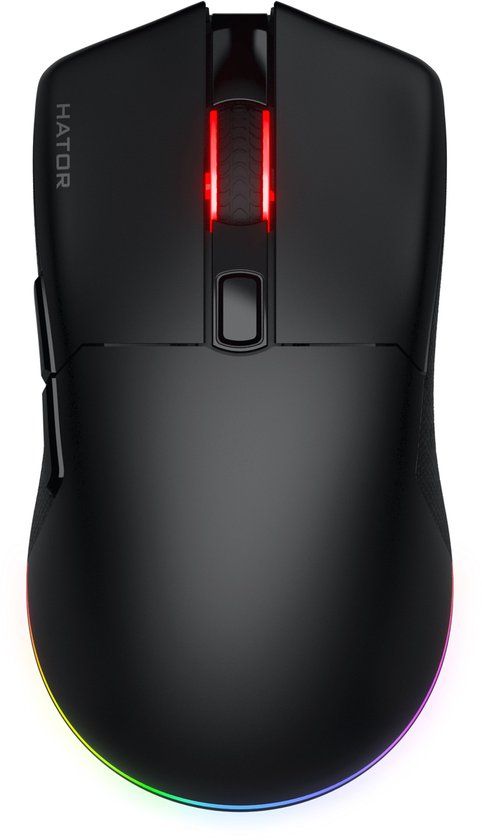 HATOR Pulsar 3 Wireless muis Gamen Ambidextrous RF Wireless + Bluetooth + USB Type-C Optisch 12000 DPI