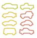 Tescoma 630927 Delicia Kids uitsteekvormen, set van 8 stuks, 7,5 x 4 cm