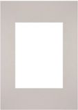 yd. Passe-Partout Fotomaat 13x18 cm - Lijstmaat 21x29,7 cm - Gris Granit - Museumkarton