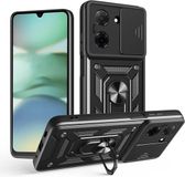 Techsuit Camshield Back Cover Zwart voor Xiaomi Redmi A5 4G