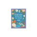 MeMento Oma, vertel je verhaal – Herinneringsboek – Hardcover – Blauwe achtergrond, meerkleurige bloemillustraties, paarse rand – 160 pagina's