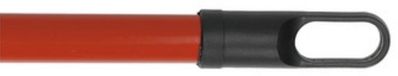 Sorbo steel - vloermop - Frans schroefdraad - rood - 120 cm