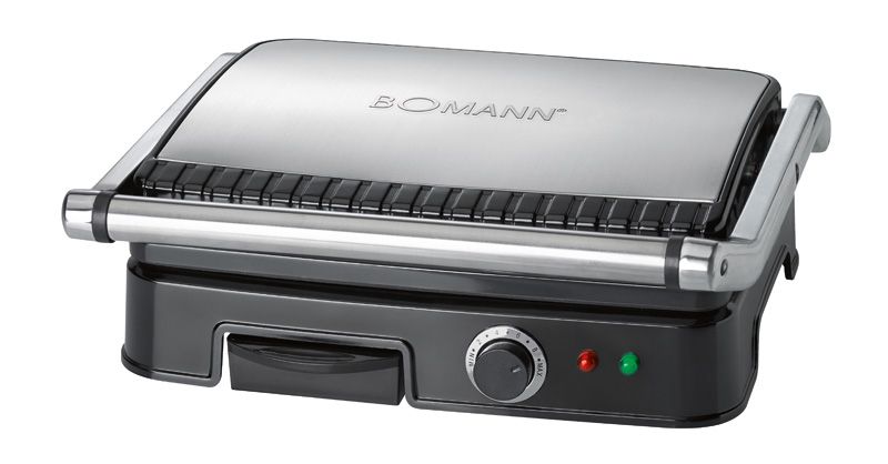 Bomann KG 2242 CB Contactgrill - Zwart/RVS - 2000W