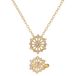 Great Pretenders - Set ketting en ring met strass sneeuwvlok - Witte