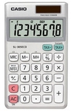 Casio SL-305ECO Pocket Calculator - Silver/White