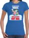 Bellatio Decorations Kut Kerstbal shirt / Kerst t-shirt Ik vroeg om een mobiel krijg ik deze kut bal blauw voor dames - Kerstkleding / Christmas outfit S