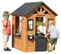 Sweetwater Speelhuisje bois - Brun et gris - 117 x 107 x 140 cm - Pour extérieur et jardin