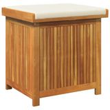 VidaXL Kussenbox voor buiten, 60x50x61 cm, massief acaciahout