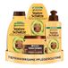Garnier Verzorgingsset met shampoo, conditioner, masker en leave-in, met avocado-olie en sheaboter voor zeer droog, golvend, krullend en dik haar, geschikt voor alle soorten krullen