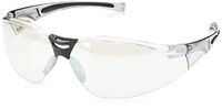 Honeywell 1015350 A800 sportveiligheidsbril, grijze Temples/I/O Silver-lens met harde coating, krasbestendige coating, strijkmateriaal van polycarbonaat, maat (1 stuk)