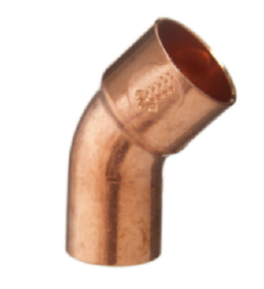 Cornat Cu-Soldeer Knie 1S 45Gr/18 (10St) - T564018