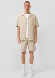 QS s.Oliver Bermuda Lichtbeige Katoen Maat L