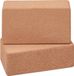 Relaxdays Yogablok - Set van 2 - Kurk - 12 x 22,5 x 7 cm - Pilatesblok - Antislip