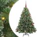 vidaXL Kunstkerstboom met 150 LED, Groen, 150 cm, PE en PVC