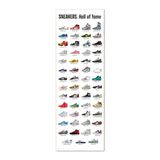 Grupo Erik - Poster deur sneakers. hall of fame - Home Deco Picture, wanddecoratie, lijst wanddecoratie