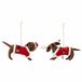 Bloomingville Kerstornament Wol Meerkleurig 2 stuk(s)