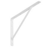 SOTECH Legbordbeugel (400 x 275 x 30 mm, wit, poedercoating) Zware beugel met dwarsbalk voor stabilisatie