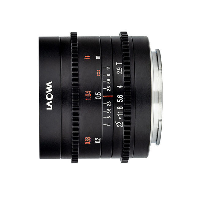 Laowa 9mm T/2.9 ZERO-D Cine Canon RF-mount objectief