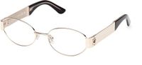 Guess GU50314 Ovale Metaal Vrouwen Brilmonturen Goud